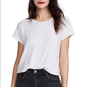 Re/Done x Hanes 1950s Boxy Crop Tee - XS